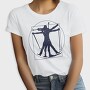 Vitruvian Biathlete Silhouette, Tricou Femei