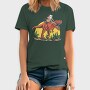 Opossum Riding T Rex Dinosaur, Tricou Barbati (Unisex)