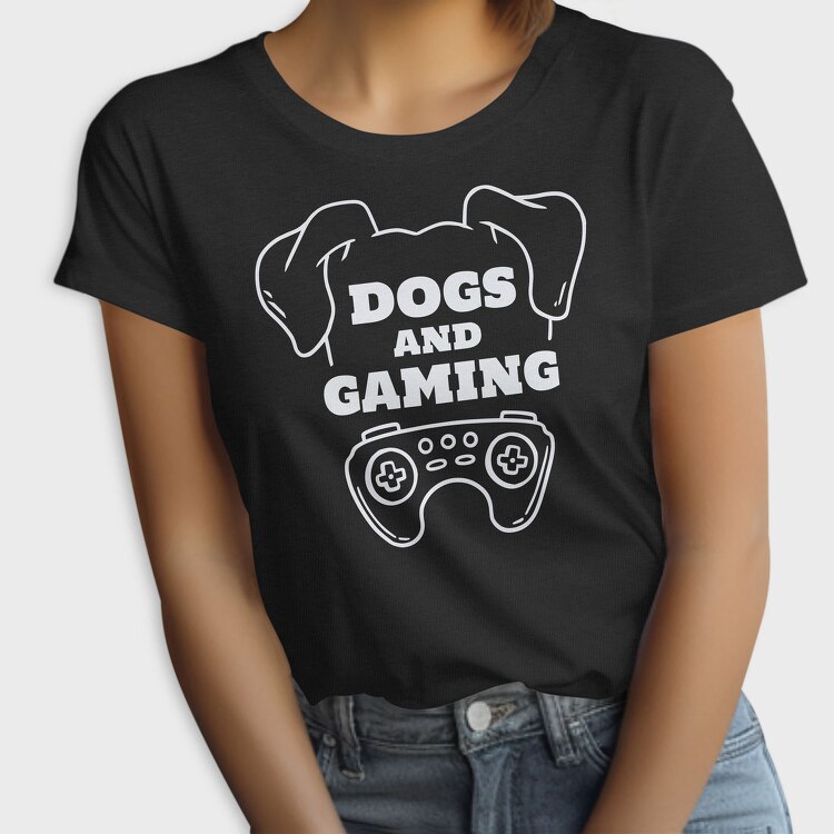 Dogs And Gaming, Tricou Femei