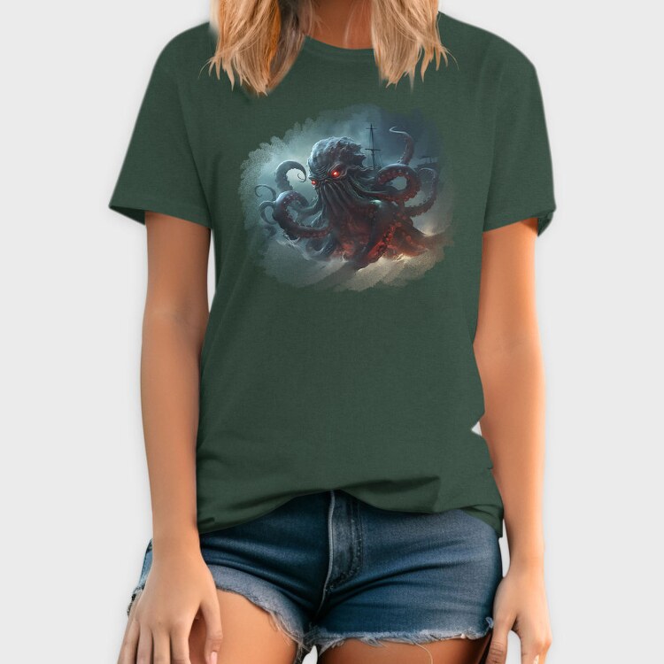 Kraken Monster, Tricou Barbati (Unisex)