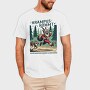 Krampus Comes Retro Comic, Tricou Barbati (Unisex)