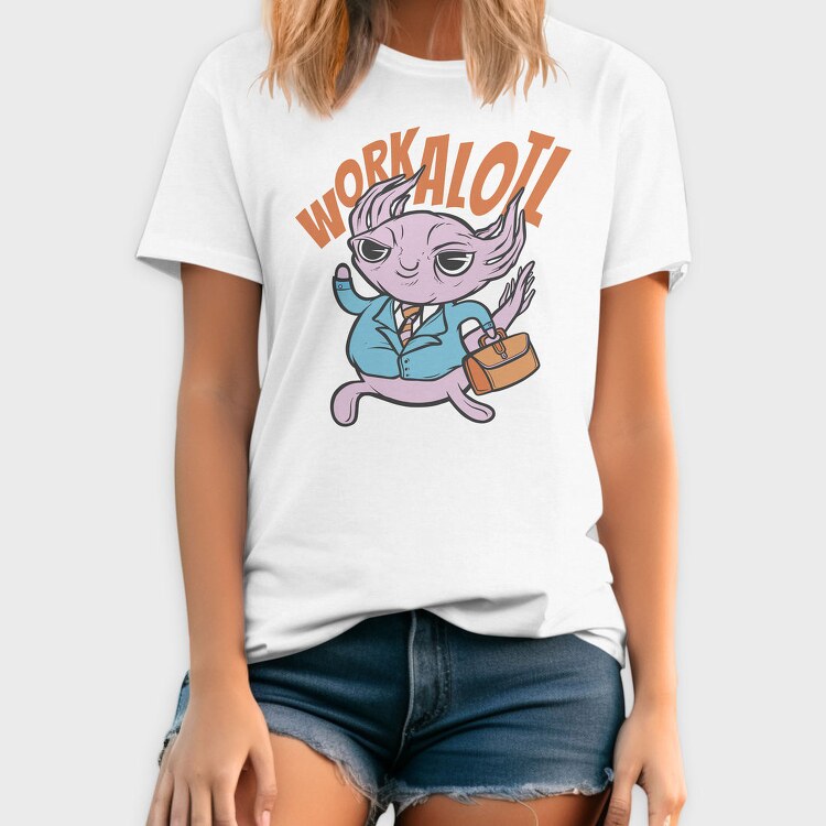 Axolotl Worker, Tricou Barbati (Unisex)