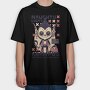 Krampus Naughty List, Tricou Oversize Barbati (Unisex)