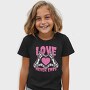 Love Never Ends Skeleton, Tricou Copii