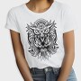 Owl Bird Animal Tribal, Tricou Femei