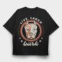 Pitbull Dog Badge Dogo, Tricou Oversize Barbati (Unisex)