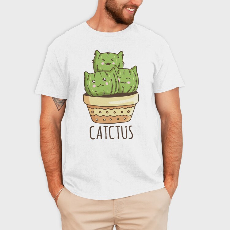 Catctus, Tricou Barbati (Unisex)