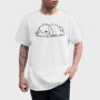 Lazy Bunny, Tricou Barbati (Unisex)