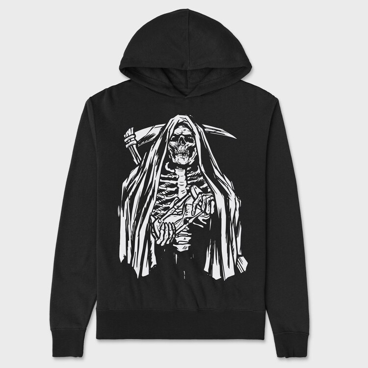 Skeleton 2, Hanorac Oversize Barbati (Unisex)