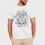 Dragon Creature With Rpg Dice Dungeons, Tricou Barbati (Unisex)
