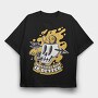 Halloween Skull Retro Cartoon Dead Is Better, Tricou Oversize Barbati (Unisex)