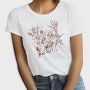 Deer Skull Flowers, Tricou Femei