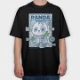 Panda Bear Animal Anatomy, Tricou Oversize Barbati (Unisex)