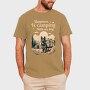 Camping With My Dog, Tricou Barbati (Unisex)