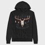 Deer Skull, Hanorac Oversize Barbati (Unisex)