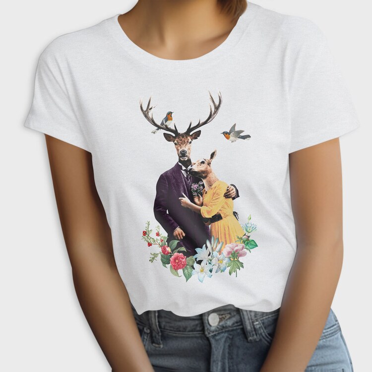 Deers Couple, Tricou Femei
