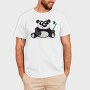 Panda Leaf Hugger, Tricou Barbati (Unisex)