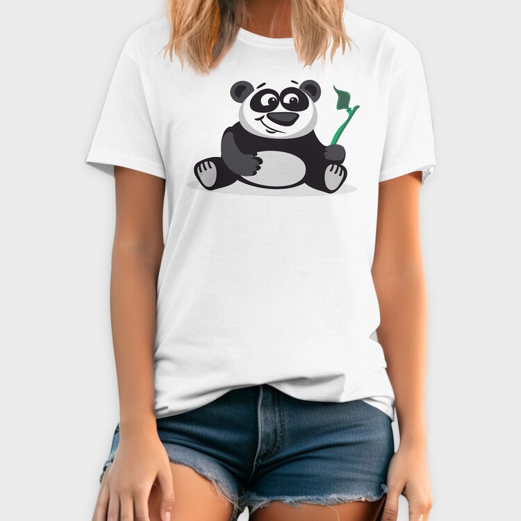 Panda Leaf Hugger, Tricou Barbati (Unisex)