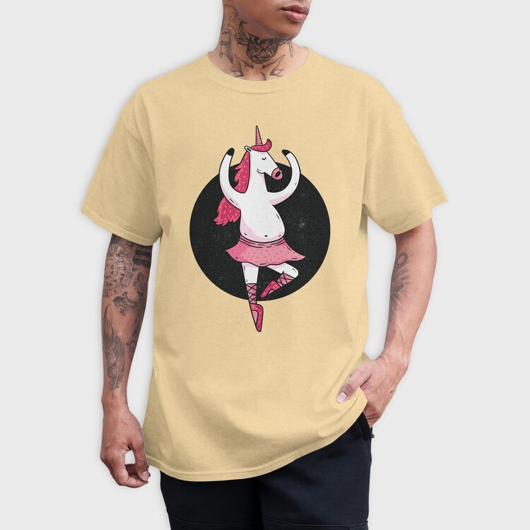 Ballet Unicorn, Tricou Barbati (Unisex)
