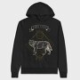 Canis Lupus, Hanorac Oversize Barbati (Unisex)