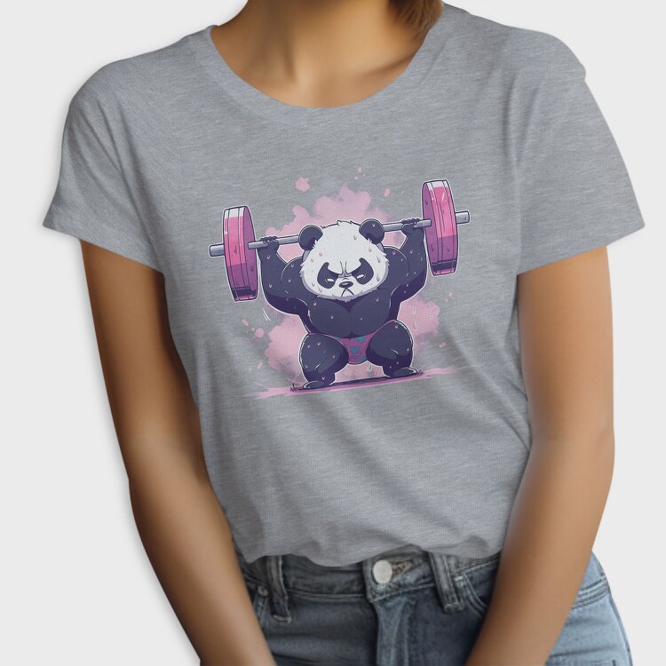 Panda Lifting Weights, Tricou Femei