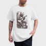 Bear Playing Guitar Hand Drawn, Tricou Barbati (Unisex)