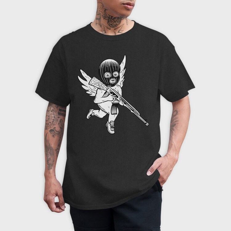 Gun Angel, Tricou Barbati (Unisex)