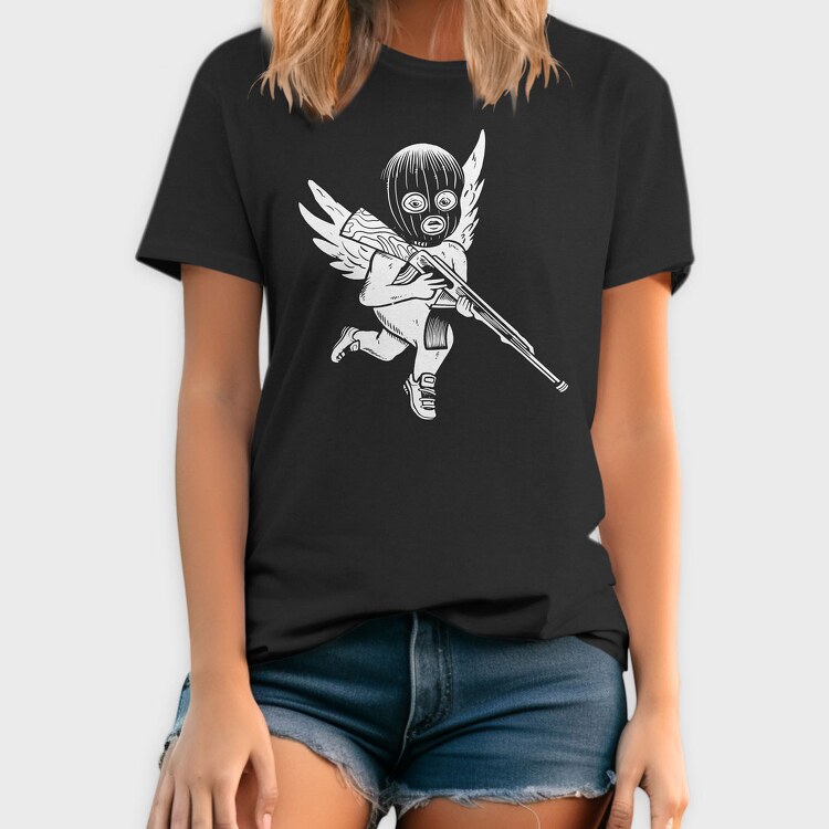 Gun Angel, Tricou Barbati (Unisex)