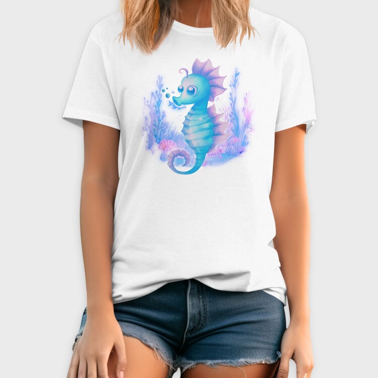 Singing Seahorse, Tricou Barbati (Unisex)