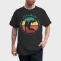 Parkour Retro Sunset Quote, Tricou Barbati (Unisex)