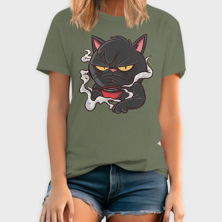 Bad Tempered Cat, Tricou Barbati (Unisex)