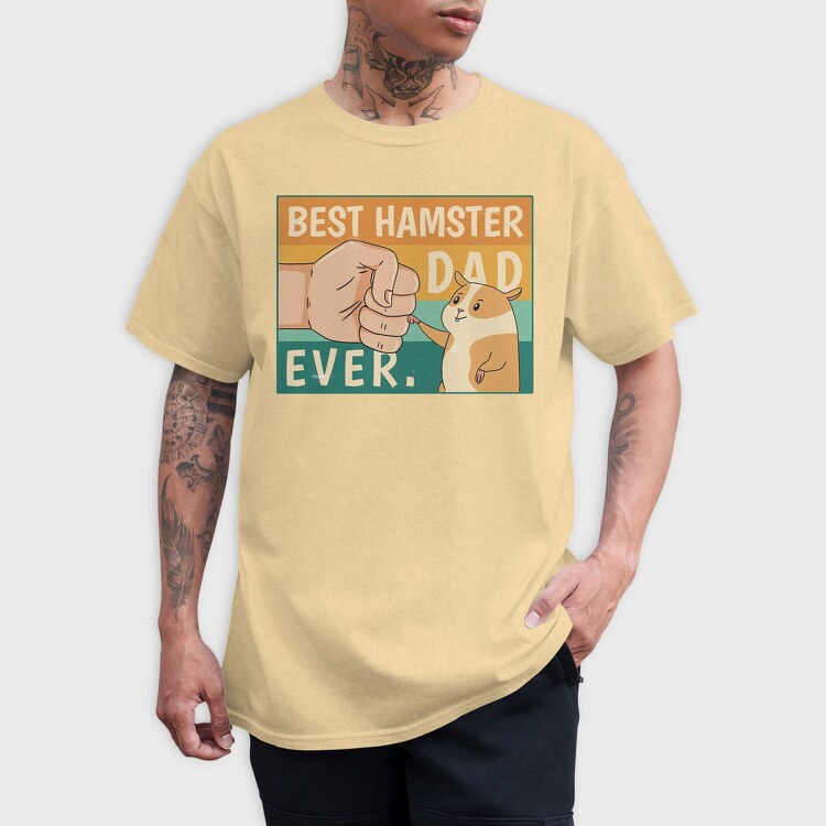 Hamster Pet Quote Dad, Tricou Barbati (Unisex)