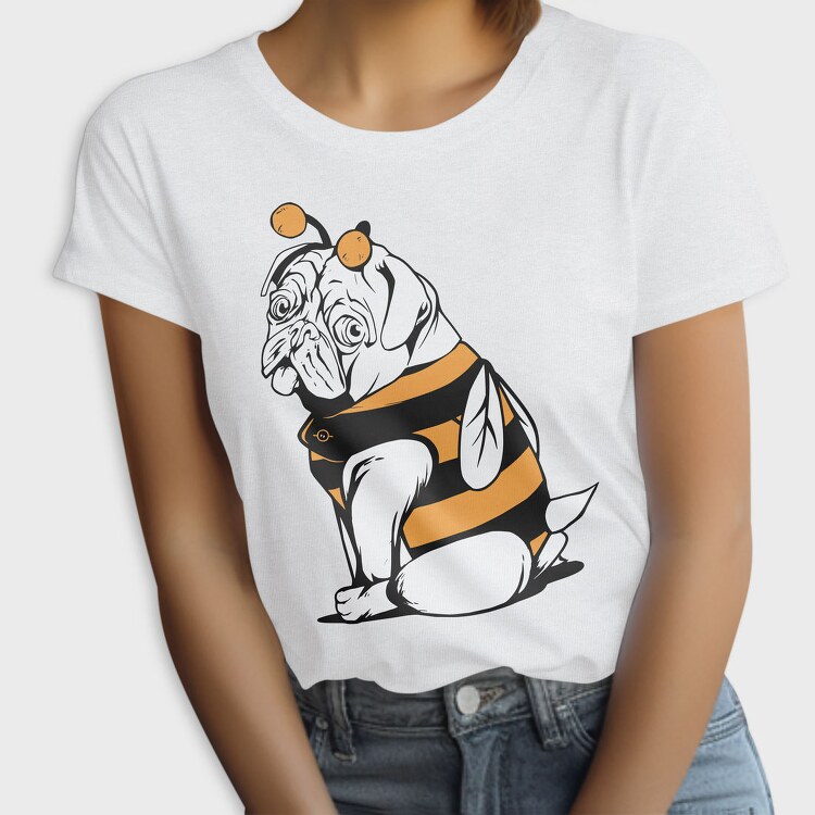 Bee Pug Dog, Tricou Femei