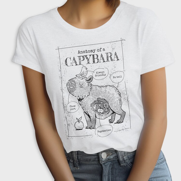 Capybara Anatomy, Tricou Femei