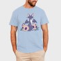 Pastel Goth Bat Cat Cute, Tricou Barbati (Unisex)