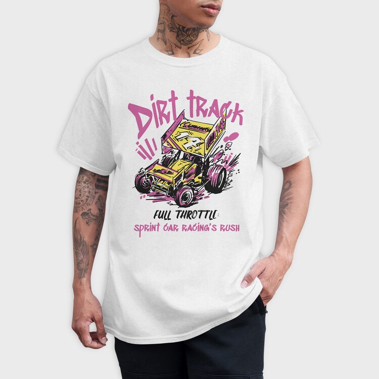 Sprint Car, Tricou Barbati (Unisex)