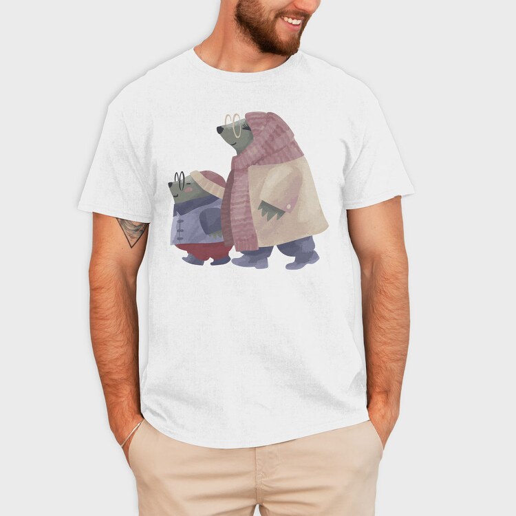 Polar Bear Hug, Tricou Barbati (Unisex)