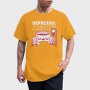 Depresso Coffee Quote, Tricou Barbati (Unisex)