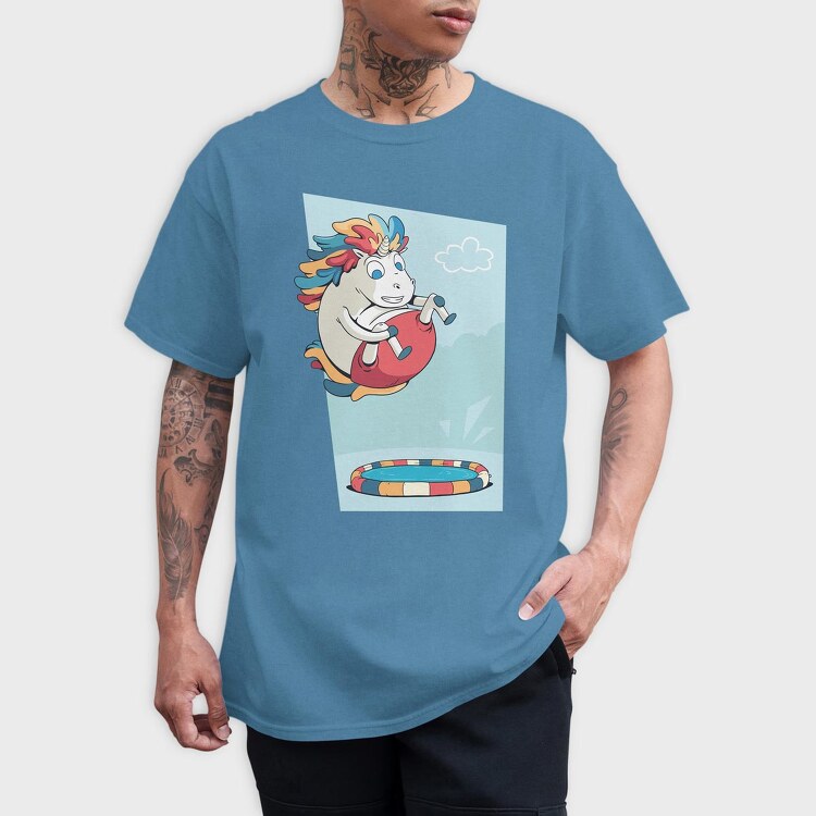 Unicorn Bomb, Tricou Barbati (Unisex)