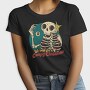 Skeleton Christmas Creepy Cartoon, Tricou Femei