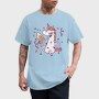 Drunk Unicorn With Beer Bachelor, Tricou Barbati (Unisex)