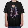 Hands Holding A Flower Plants, Tricou Oversize Barbati (Unisex)