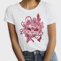 Cherry Blossom Japanese Mask Japan, Tricou Femei