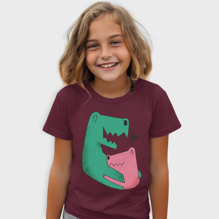 Dinosaurs Family Dad Son, Tricou Copii