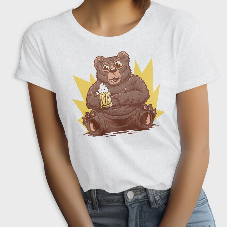 Bear With Beer Beer, Tricou Femei