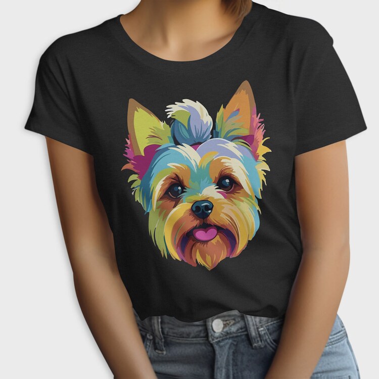 Dog Colorful, Tricou Femei
