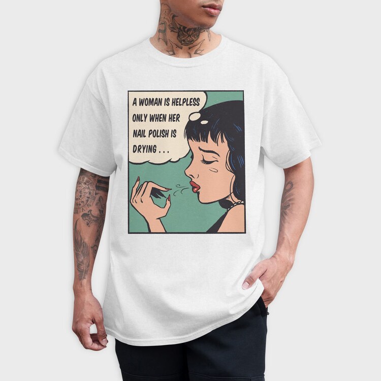 Pop Art Nail Polish, Tricou Barbati (Unisex)