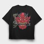 Hannya Mask, Tricou Oversize Barbati (Unisex)