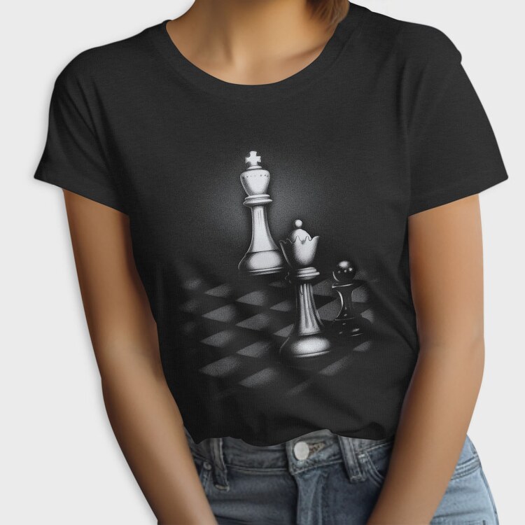 Chess Pieces In The Shadows, Tricou Femei