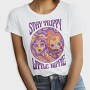 Happy Hippie Girls 60 S Stay Trippy, Tricou Femei